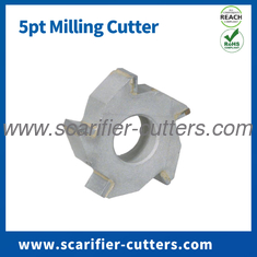 5 Points Carbide Tipped Milling Cutters For Floor Scarifying Milling Machines