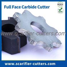 8 Point Full Face TCT Carbide Tipped Cutters Flail On Scarifier Machine Drums