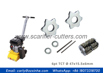 Milling Scarifiers Deck Scalers Drum 6pt Milling Cutters Carbide Tipped Cutter Blades CP206T