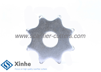 Concrete Flail Scarifier Cutters , Standard 8 Spike Carbide Steel Cutter