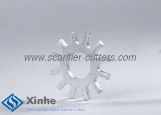 12 Points Scarifier Steel Cutters, Scarifier Beam Cutters , Milling Machines Accessories
