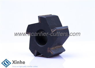 5 Teeth Concrete Milling Cutters Miller , Tungsten Carbide Scarifier Cutter