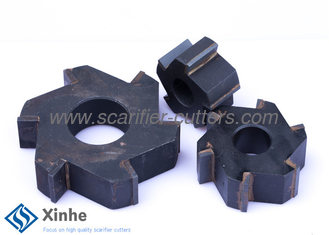 6 Points Carbide Tipped Scarifiers Milling Cutters Husqvarna Concrete Planers Attachments