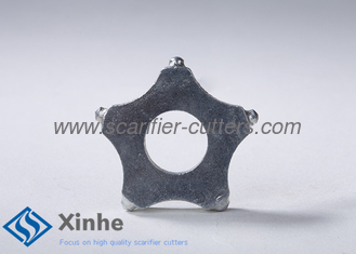 Pavement Cleaning Scarifier Tungsten Carbide Milling Cutters 5 PT , Tct Cutter 5 Tips Edco Parts