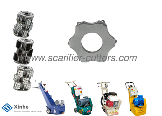 6pt Concrete Scarifier Replacement Cutters For Floor Surfacer Scarifying Scarifier Tooling Planers