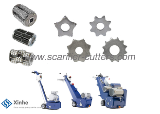 Edco / Bartell SPE BEF / Airtec / Trelawny Concrete Floor Scarifier Replacement Cutters 8PT Carbide Cutters