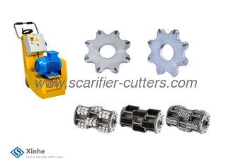 Scarifier Accessories Full Face Tungsten Carbide Tipped Cutters Scarifier Attachments