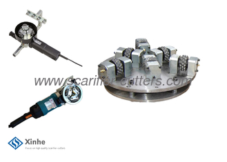 Replaceble Rotary Tungsten Carbide Tipped Star Bush Hammer Wheels On Floor Grinders