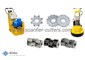 Rotary TCT Head On Cement Floor Grinder Accessories Concrete Scarifiers / Floor Planers Parts
