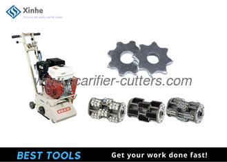 8 Point Flail Carbide Cutter Assemblies, Replacement Teeth Tct Scarifier Cutters Installed on Road Scarifier Drum