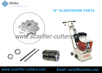 300mm Floor Scarifier 8PT Carbide Shaft Spacers