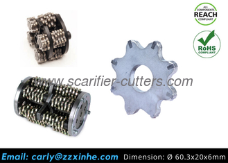 Sase Sc10E Scarifier Parts & Accessories 6 Point Medium Milling Cutters Plane250