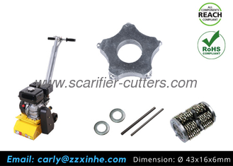 Scarifier Machine Tungsten Cutter 5 Points For Construction Units Concrete Lines Removal