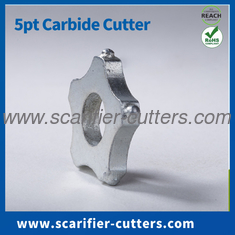 5pt Tct Carbide Cutters For 8" Electric Self Propelled Scarifier / 200mm Shaver Scarifying Drum