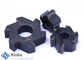 6pt Carbide Tipped Milling Cutters , Tungsten Blade Scarifying Milling Accessories