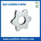 Concrete Scarifier Cutters Deck Crawler Teeth 6 Tips TCT Tungsten Star Cutters