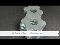 6 point scarifier carbide tct cutters 6pt tungsten flails on scarifying floor milling mahines
